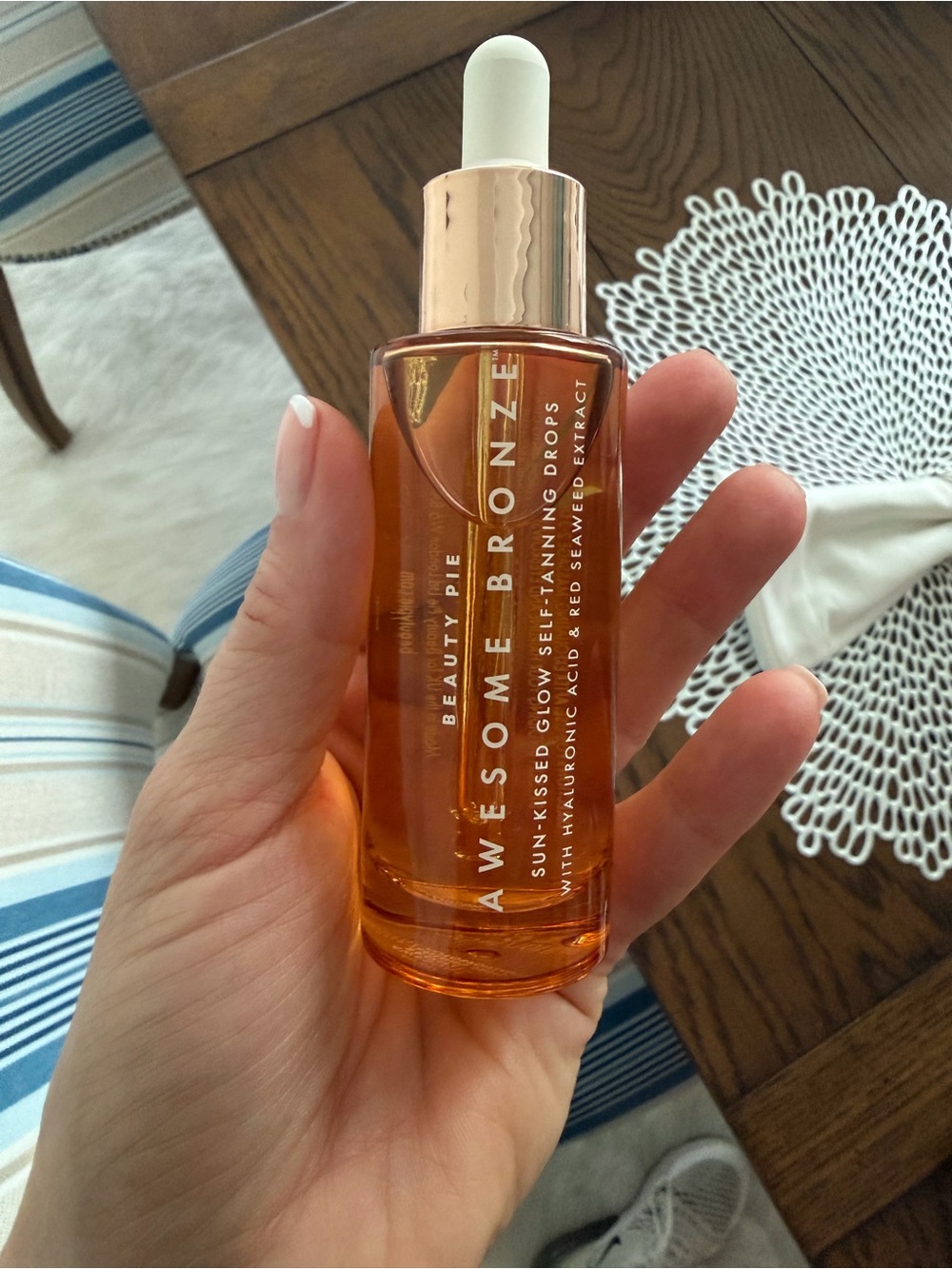 Beauty Pie Awesome Bronze Sun-Kissed Glow Self-Tanning Drops – Amber